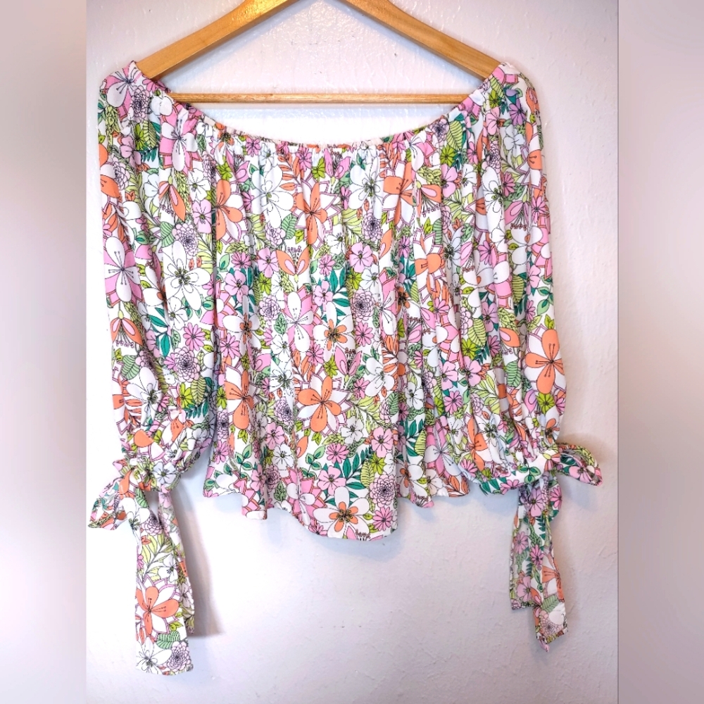 Floral Off-Shoulder Top